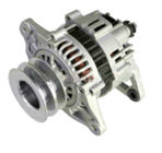 35.5kg Double Pulley Alternator , Forklift Replacement Parts Silver White Color
